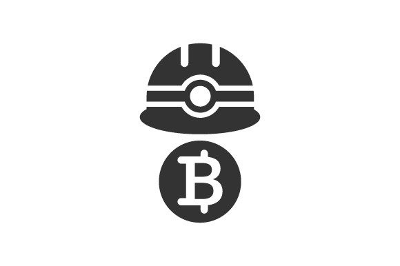 Bitcoin Mining Icon: Editorial Graphics Review