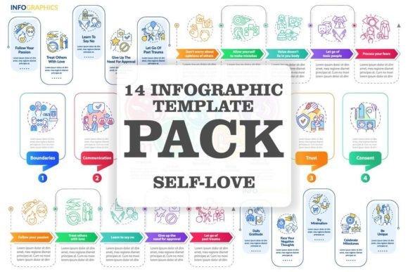 Building Relationships Infographic Set: Graphics Review