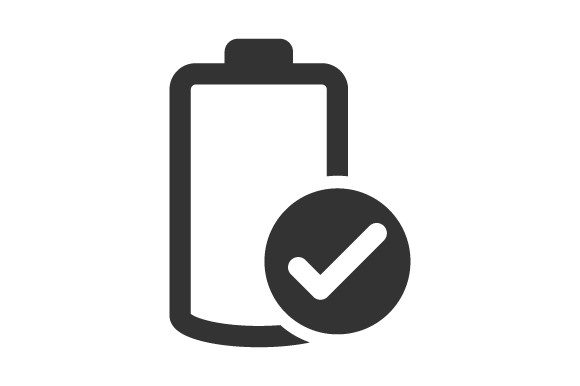 Check Battery Icon: Graphics & Icons for Digital Products