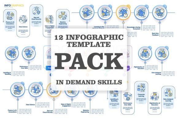 In Demand Skills Infographic Templates: Graphics Review