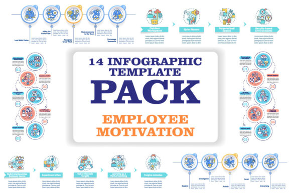 Office Environment Infographic Templates: Graphics Review