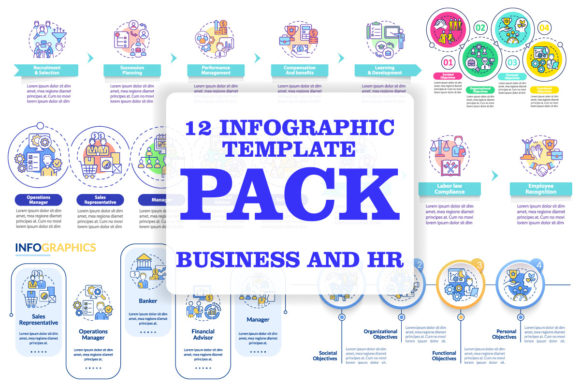 Skills for Management Infographic Set Graphics Review