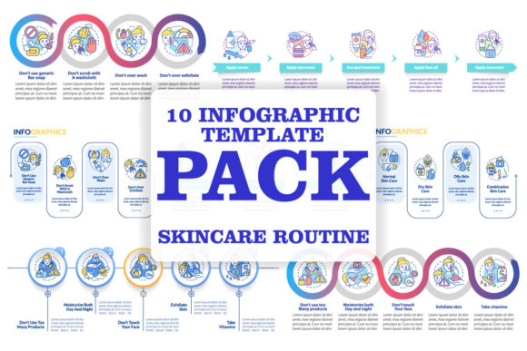 Skincare Routine Infographic Templates: Graphics Review