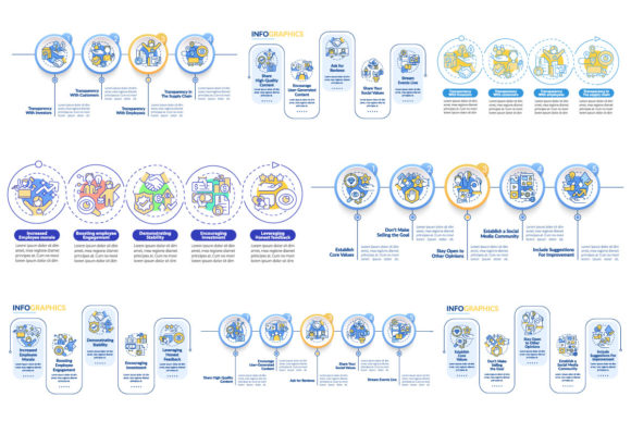 Transparency Infographic Graphics for Modern Design